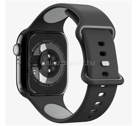 SPIGEN NANO POP pótszíj egyedi méret, szilikon, FEKETE AMP09321 small