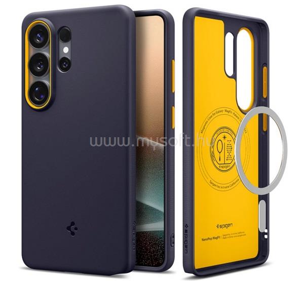 SPIGEN Samsung S26 Ultra NANO POP szilikon telefonvédő kameravédő, MagSafe, SÖTÉTKÉK