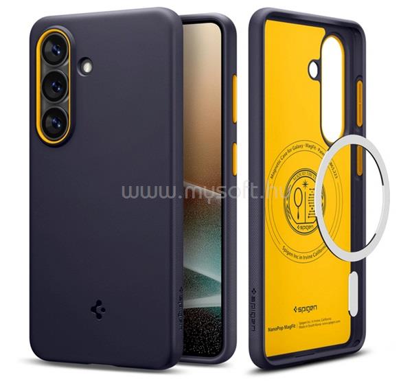 SPIGEN Samsung S26 SPIGEN NANO POP szilikon telefonvédő kameravédő, MagSafe, SÖTÉTKÉK