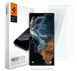 SPIGEN Samsung S22 Ultra NEOFLEX képernyővédő fólia 2db full screen, tok barát, ÁTLÁTSZÓ AFL04137 small