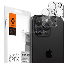 SPIGEN iPhone 16 Pro Max / 16 Pro / 15 Pro Max SPIGEN OPTIK kameravédő üveg 2db 9H ÁTLÁTSZÓ AGL05761 small