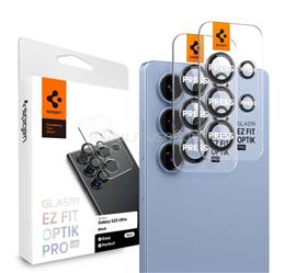 SPIGEN Samsung S25 Ultra SPIGEN OPTIK PRO HD kameravédő üveg 2db 9H, csak lencse, FEKETE AGL09084 small