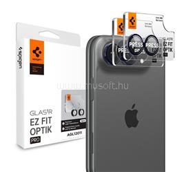 SPIGEN iPhone Duo SPIGEN OPTIK PRO kameravédő üveg 2db 9H, csak lencse, ÁTLÁTSZÓ AGL12011 small