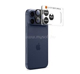 SPIGEN iPhone 17 Pro SPIGEN OPTIK PRO XL kameravédő üveg 9H, tokbarát, FEKETE AGL10644 small