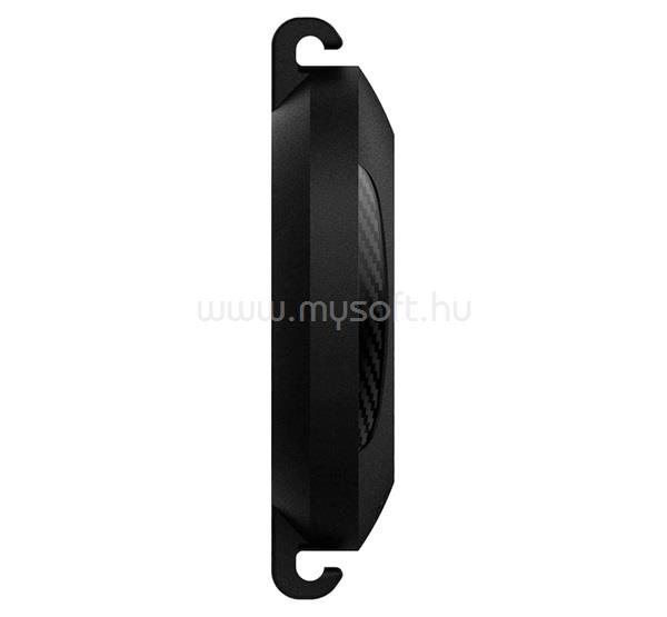 SPIGEN PET COLLAR szilikon tok hátizsák pántra, gumis rögzítés + védőfólia, FEKETE Apple AirTag