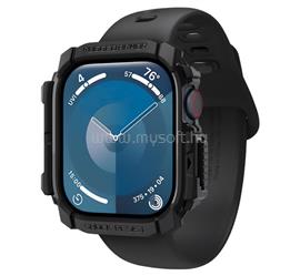 SPIGEN Apple Watch Series 11 46mm / 10 46mm RUGGED ARMOR műanyag óra keret ütésállóság FEKETE ACS08597 small