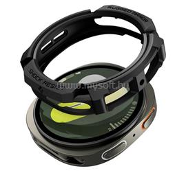 SPIGEN Samsung Watch 8 eSIM 44mm / 8 44mm RUGGED ARMOR műanyag óra keret ütésállóság FEKETE ACS10006 small