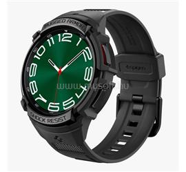 SPIGEN Samsung Watch 6 Classic 47mm RUGGED ARMOR PRO pótszíj egyedi méret, ütésállóság + szilikon keret, FEKETE ACS06488 small