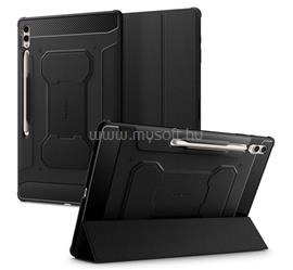 SPIGEN Samsung Tab S10 Ultra LTE / Tab S10 Ultra WIFI RUGGED ARMOR PRO tok álló aktív FLIP, ceruza tartó, FEKETE ACS06538 small