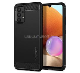 SPIGEN Samsung A52s 5G / A52 5G / A52 4G RUGGED ARMOR szilikon telefonvédő ütésállóság, karbon minta, FEKETE ACS02315 small