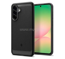 SPIGEN Samsung A56 5G SPIGEN RUGGED ARMOR szilikon telefonvédő ütésállóság, karbon minta, FEKETE ACS09225 small