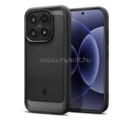 SPIGEN Xiaomi 17 SPIGEN RUGGED ARMOR szilikon telefonvédő ütésállóság, karbon minta, FEKETE ACS10458 small