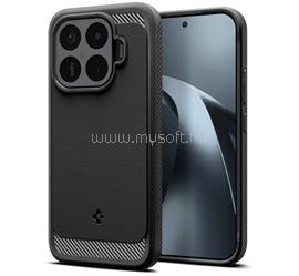 SPIGEN Xiaomi 17T Pro SPIGEN RUGGED ARMOR szilikon telefonvédő ütésállóság, karbon minta, FEKETE ACS11869 small