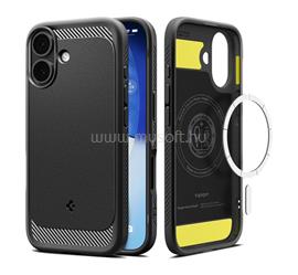 SPIGEN iPhone 17 SPIGEN RUGGED ARMOR szilikon telefonvédő ütésállóság, MagSafe, FEKETE ACS09975 small