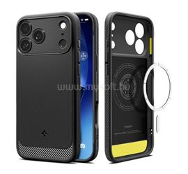 SPIGEN iPhone 17 Pro Max RUGGED ARMOR szilikon telefonvédő ütésállóság, MagSafe, FEKETE ACS10263 small