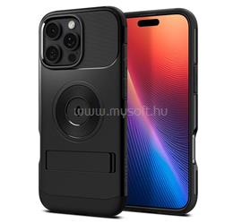 SPIGEN iPhone 16 Pro SLIM ARMOR MAG szilikon telefonvédő műanyag hátlap, MagSafe, FEKETE ACS08164 small