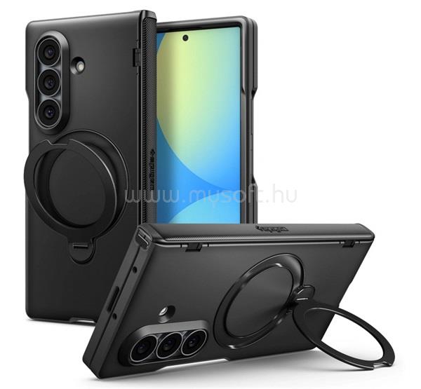 SPIGEN Samsung Z Fold8 Ultra SPIGEN SLIM ARMOR PRO S MAG szilikon telefonvédő ütésállóság, MagSafe, FEKETE