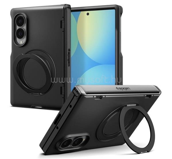 SPIGEN Samsung Z Fold8 SPIGEN SLIM ARMOR PRO S MAG szilikon telefonvédő ütésállóság, MagSafe, FEKETE
