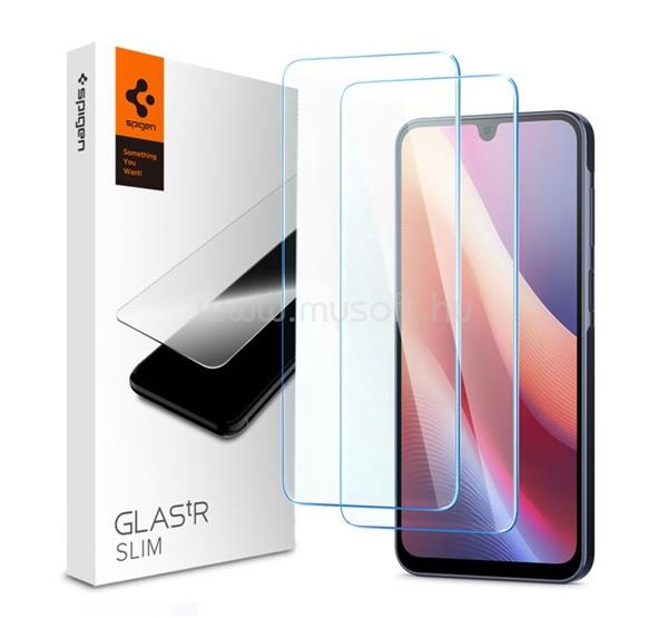 SPIGEN Samsung A18 5G / A18 4G / A17 4G SPIGEN SLIM képernyővédő üveg 2db 2.5D, 9H, ÁTLÁTSZÓ