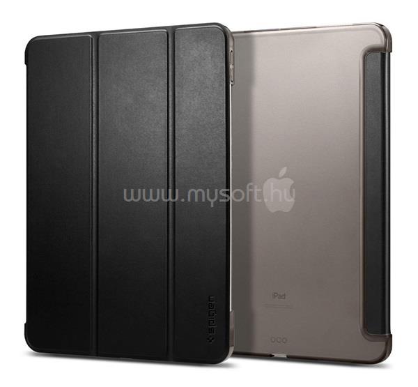 SPIGEN IPAD Air 11 (2026) / Air 11 (2025) SMART FOLD tok álló, bőr hatású aktív FLIP, asztali tartó, FEKETE