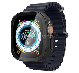 SPIGEN Apple Watch Ultra 3 49mm THIN FIT 360 műanyag óra keret ütésállóság, 360° védelem + üveg, FEKETE ACS05558 small