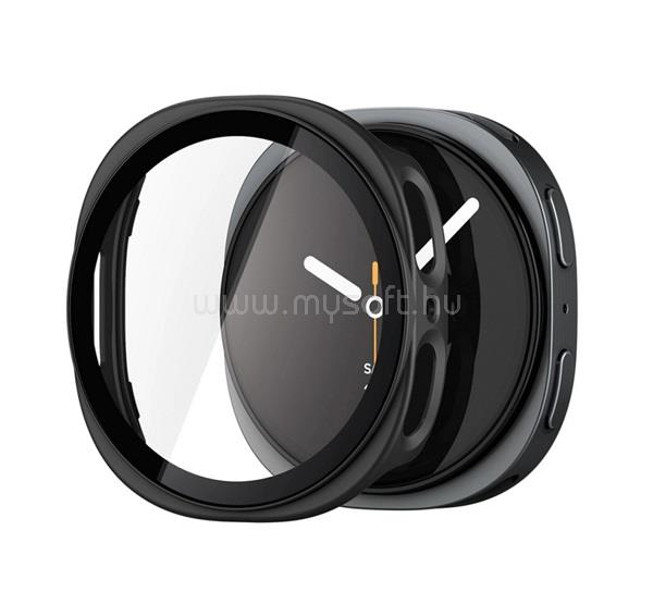 SPIGEN Samsung Watch 9 eSIM 40mm / 9 40mm SPIGEN THIN FIT 360 műanyag óra keret ütésállóság, 360° védelem + üveg, FEKETE