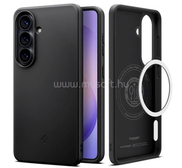 SPIGEN Samsung S26 Plus SPIGEN THIN FIT MAGSAFE műanyag telefonvédő matt, MagSafe, FEKETE