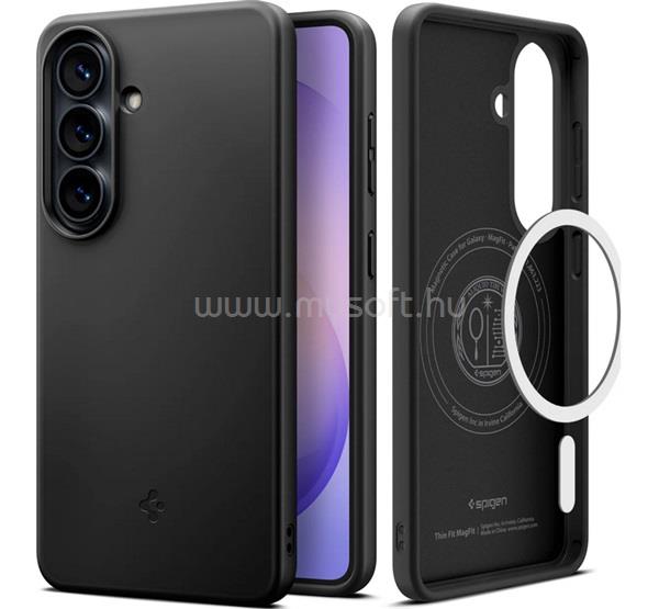 SPIGEN Samsung S26 SPIGEN THIN FIT MAGSAFE műanyag telefonvédő matt, MagSafe, FEKETE