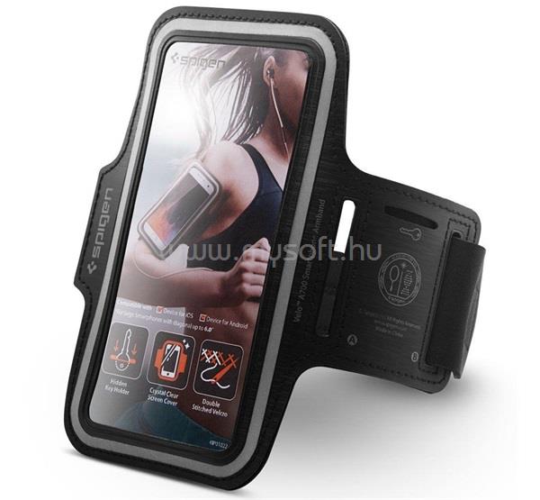 SPIGEN SPIGEN tok álló univerzális, 6.9" méret, FEKETE