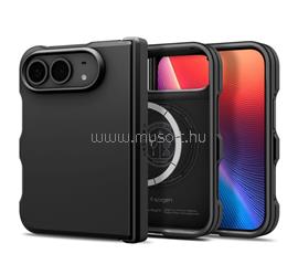 SPIGEN iPhone Duo SPIGEN TOUGH ARMOR MAG műanyag telefonvédő ütésállóság, MagSafe, FEKETE ACS11690 small