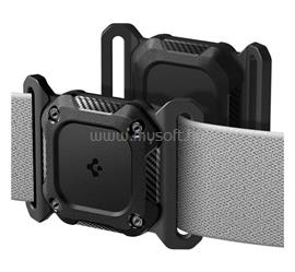 SPIGEN SPIGEN TOUGH ARMOR műanyag tok extra ütésálló, nyakörvre, FEKETE Apple AirTag ACS09780 small