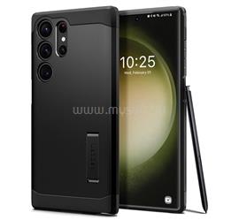 SPIGEN Samsung S23 Ultra SPIGEN TOUGH ARMOR szilikon telefonvédő ütésállóság, kitámasztó, FEKETE ACS05623 small