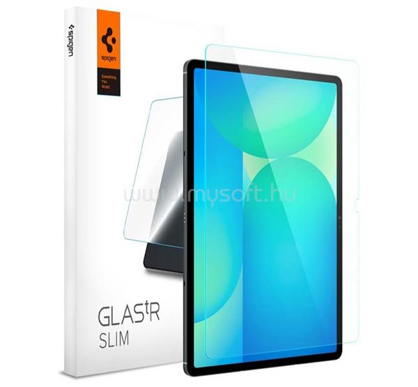 SPIGEN Samsung Tab S10 FE Plus WIFI / Tab S10 FE Plus LTE TR SLIM HD képernyővédő üveg 2.5D, 9H, ÁTLÁTSZÓ