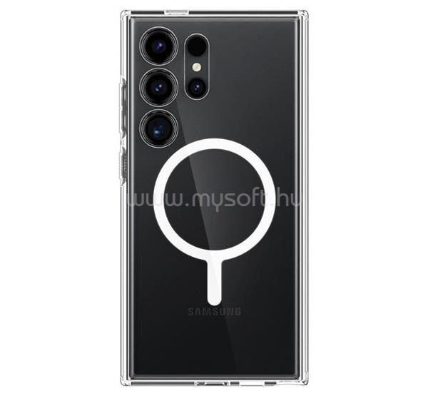 SPIGEN Samsung S24 Ultra ULTRA HYBRID MAG műanyag telefonvédő ütésállóság, MagSafe, ÁTLÁTSZÓ