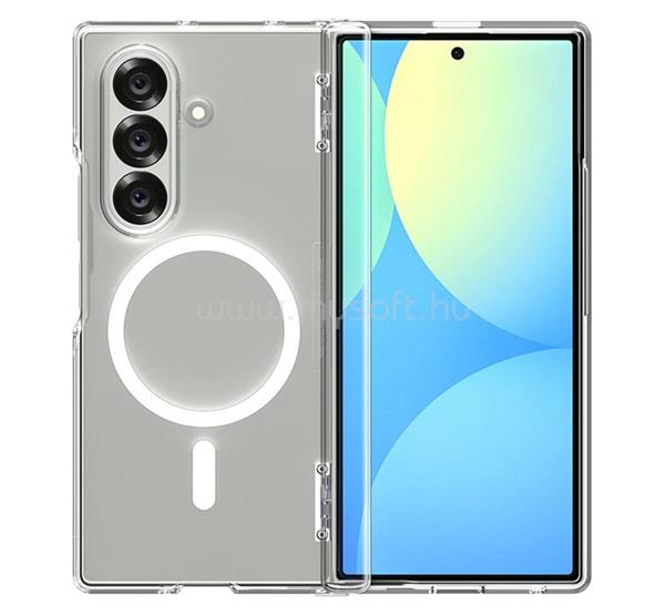 SPIGEN Samsung Z Fold7 SPIGEN ULTRA HYBRID MAG műanyag telefonvédő ütésállóság, MagSafe, ÁTLÁTSZÓ