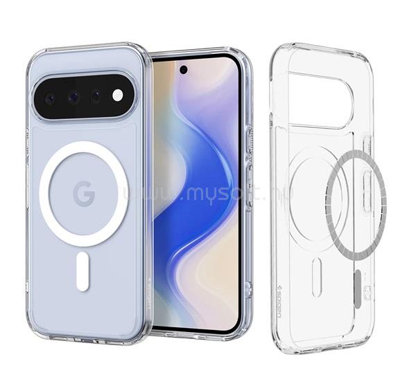 SPIGEN Google Pixel 11 SPIGEN ULTRA HYBRID MAG műanyag telefonvédő ütésállóság, MagSafe, ÁTLÁTSZÓ