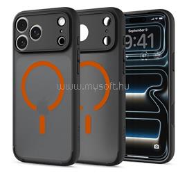 SPIGEN iPhone 18 Pro Max SPIGEN ULTRA HYBRID MAG műanyag telefonvédő ütésállóság, MagSafe, ÁTLÁTSZÓ/NARANCSSÁRGA ACS12125 small