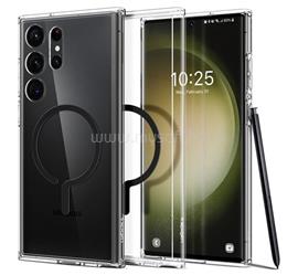 SPIGEN Samsung S23 Ultra ULTRA HYBRID MAG műanyag telefonvédő ütésállóság, MagSafe, FEKETE ACS05621 small