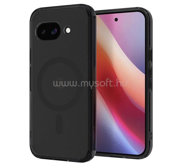 SPIGEN Google Pixel 9a SPIGEN ULTRA HYBRID MAG műanyag telefonvédő ütésállóság, MagSafe, FEKETE