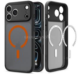 SPIGEN iPhone 18 Pro / 17 Pro SPIGEN ULTRA HYBRID MAG műanyag telefonvédő ütésállóság, MagSafe, FEKETE/NARANCSSÁRGA ACS12162 small