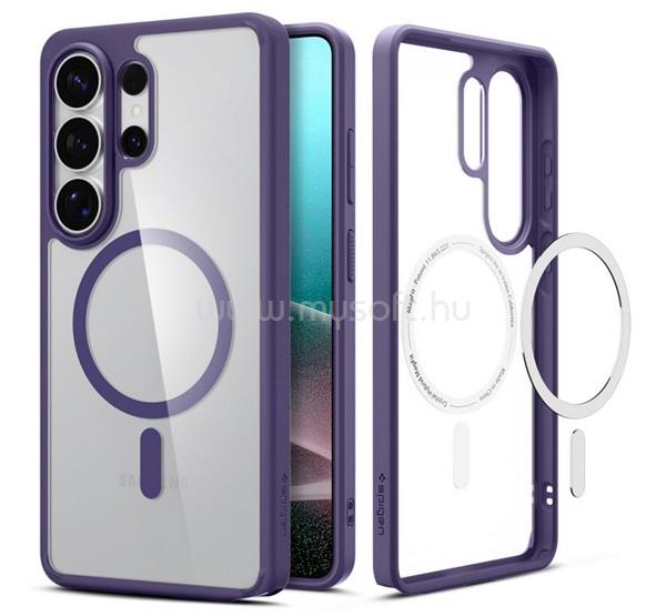 SPIGEN Samsung S26 Ultra SPIGEN ULTRA HYBRID MAG műanyag telefonvédő ütésállóság, MagSafe, LILA