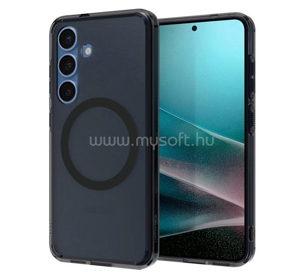 SPIGEN Samsung S25 SPIGEN ULTRA HYBRID MAG műanyag telefonvédő ütésállóság, MagSafe, FEKETE