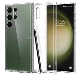 SPIGEN Samsung S23 Ultra SPIGEN ULTRA HYBRID műanyag telefonvédő ütésállóság, légpárnás keret, ÁTLÁTSZÓ ACS05617 small