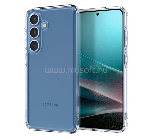 SPIGEN Samsung S25 ULTRA HYBRID műanyag telefonvédő ütésállóság, légpárnás keret, ÁTLÁTSZÓ