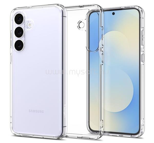 SPIGEN Samsung S25 FE ULTRA HYBRID műanyag telefonvédő ütésállóság, légpárnás keret, ÁTLÁTSZÓ