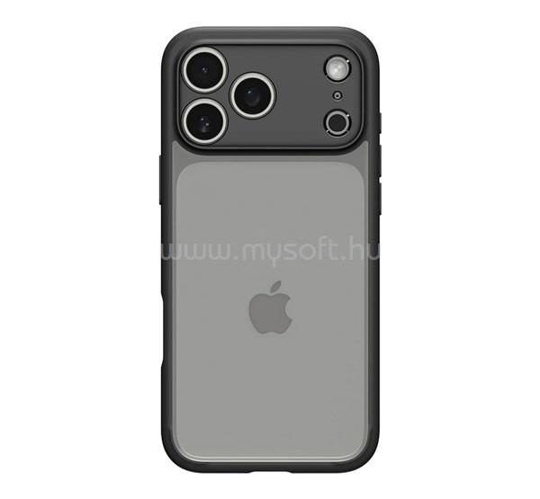SPIGEN iPhone 18 Pro Max / 17 Pro Max SPIGEN ULTRA HYBRID műanyag telefonvédő ütésállóság, légpárnás keret, ÁTLÁTSZÓ/FEKETE