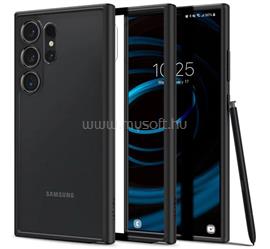 SPIGEN Samsung S24 Ultra ULTRA HYBRID műanyag telefonvédő ütésállóság, légpárnás keret, FEKETE/ÁTLÁTSZÓ ACS07295 small