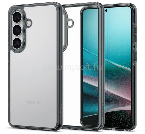 SPIGEN Samsung S26 SPIGEN ULTRA HYBRID műanyag telefonvédő ütésállóság, légpárnás keret, VILÁGOSSZÜRKE
