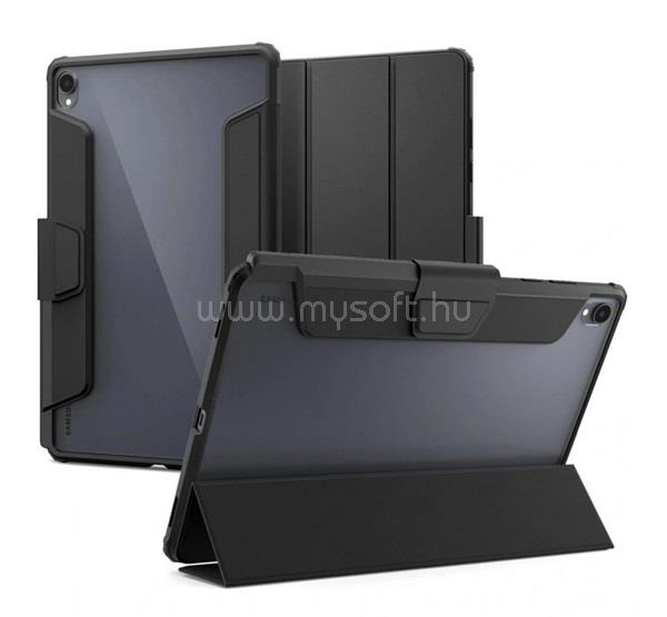 SPIGEN Samsung Tab S12 Plus 5G / Tab S12 Plus WIFI SPIGEN ULTRA HYBRID PRO tok álló, bőr hatású FLIP, ceruza tartó, FEKETE
