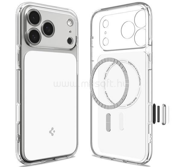 SPIGEN iPhone 18 Pro / 17 Pro SPIGEN ULTRA HYBRID T MAG műanyag telefonvédő ütésállóság, MagSafe, FEHÉR